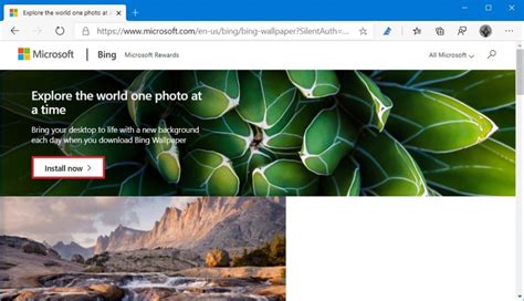 How To Set Daily Bing Images As Desktop Wallpapers On Windows 10