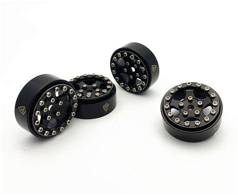 Treal 10 Beadlock Wheels4p Set For Axial Scx24 With Brass Rings