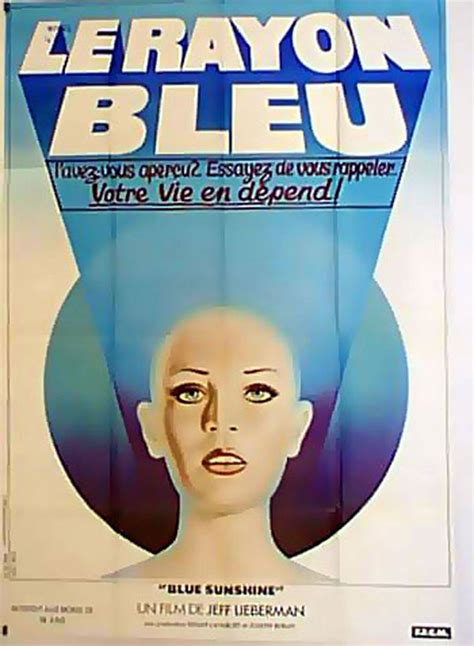 Blue Sunshine Movie Poster Blue Sunshine Movie Poster