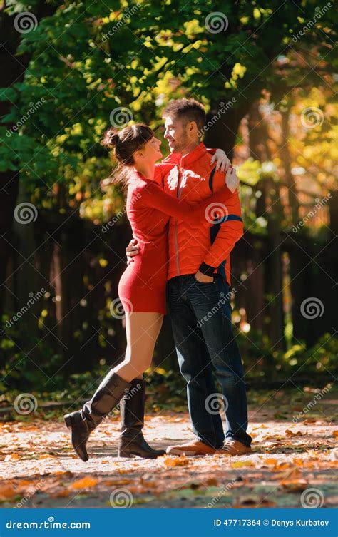 Falling In Love Autumn Stock Photo Image Of Fall Adult 47717364
