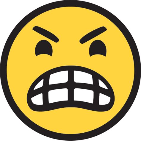 Angry Face Emoji For Facebook Email And Sms Id 9924 Uk