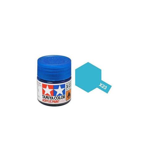 Tamiya 81523 Farba Akrylowa X 23 Clear Blue Gloss 10ml