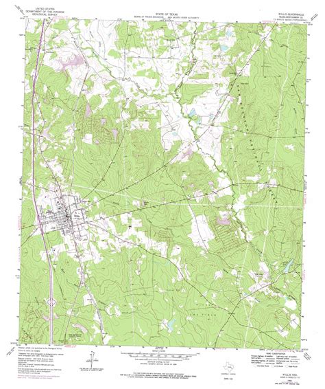 Willis Topographic Map 124000 Scale Texas