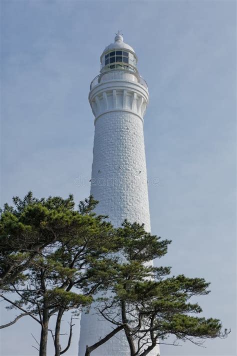 Izumo Hinomisaki Lighthouse Beautiful Lighthouse In The World Stock