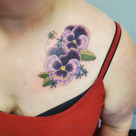13 Pansies Tattoo Ideas To Inspire You Alexie