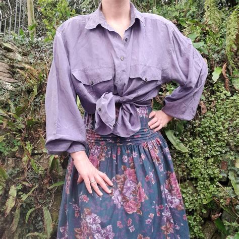 Cottagecore Laura Ashley Prairie Skirt In A Lovely Floral Etsy