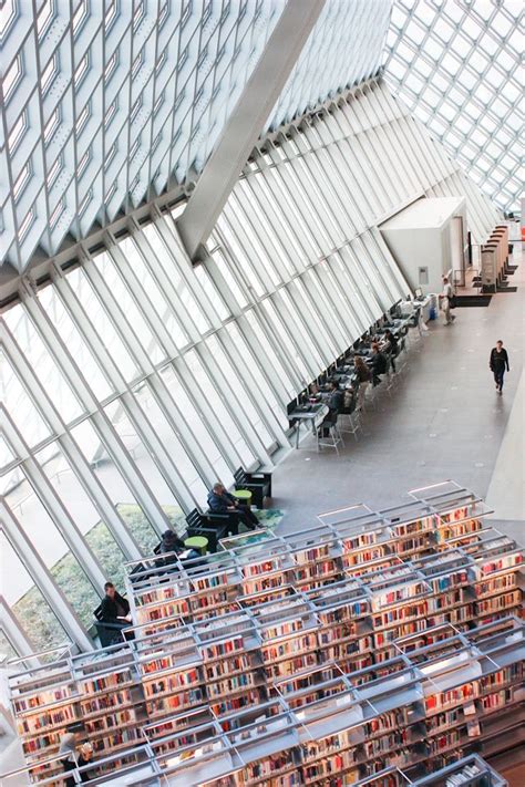 Seattle Public Library Designed By Rem Koolhaas Public