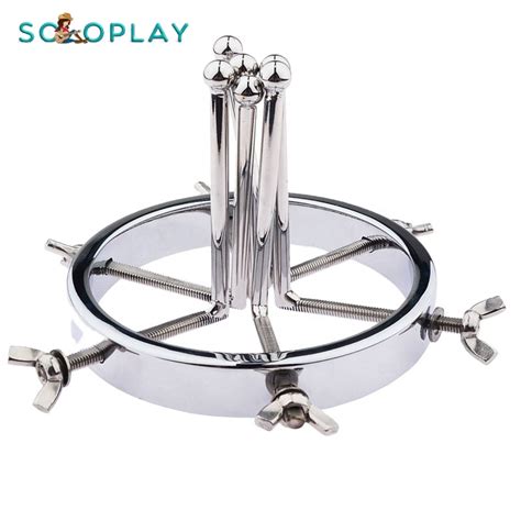 Soloplay Bdsm Sex Anal Vaginal Dilator Expansion Speculum Mirror Adult Metal Anus Pussy Sm Toy