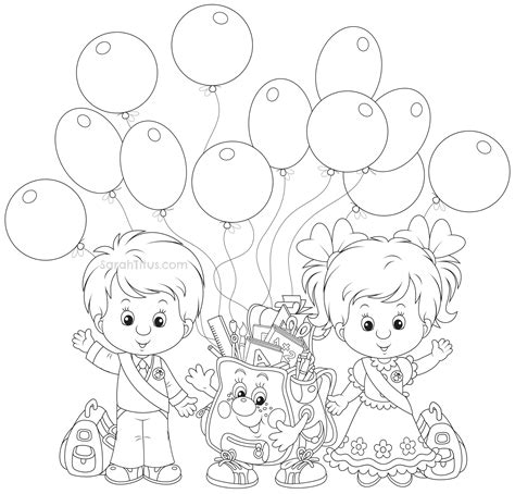 Christmas bells printable coloring pages. 35 Coloring Pages First Day Of School | Kindergarten ...