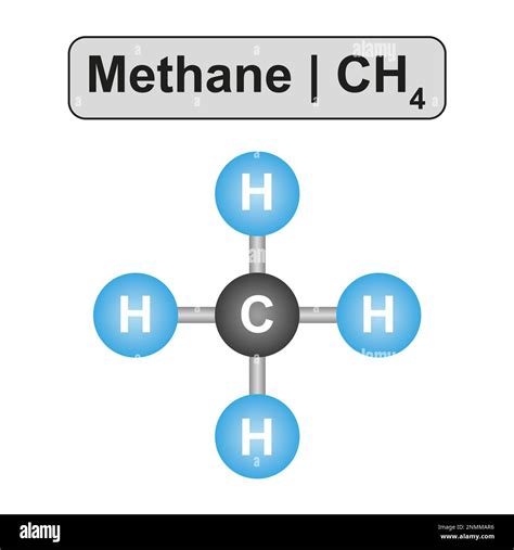 Methane Molecule Illustration Stock Photo Alamy
