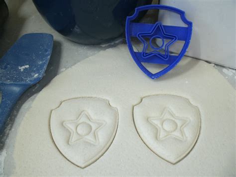 Paw Patrol Logo Badges Shields Tags Set Of 10 Cookie Cutters Usa Pr1048