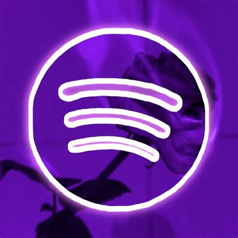 Neon Purple Spotify Logo Logoxi