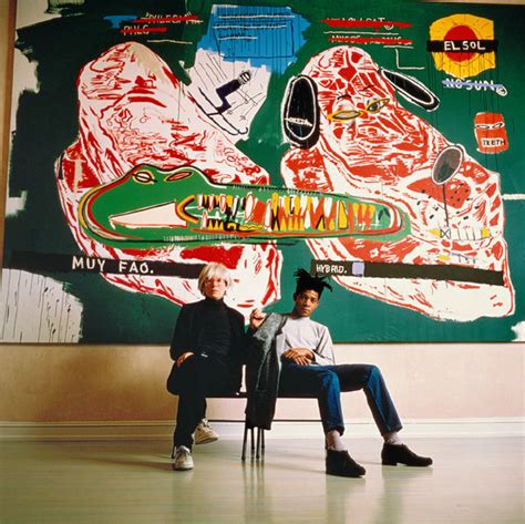Andy Warhol And Jean Michel Basquiat 1987 Roldschoolcool