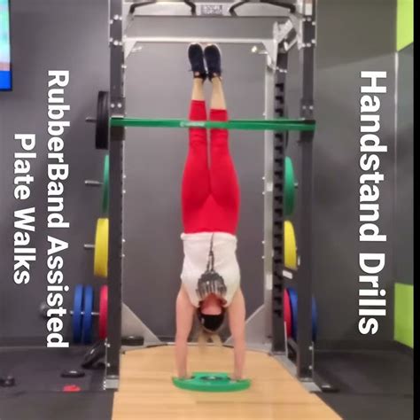Handstand Drills Rubberband Assisted Plate Walks Youtube
