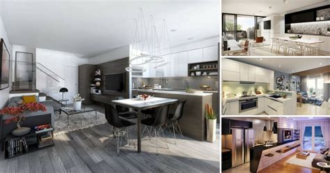 10 Beautiful Open Concept Kitchens For Small Apartment Homedecomalaysia