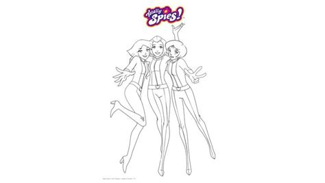 Coloriage Les Totally Spies Coloriage Totally Spies Coloriages