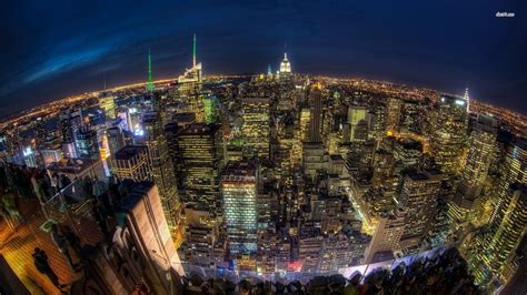 New York Lights Hd Wallpapers Wallpaper Cave