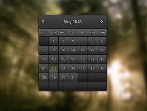 Dark Calendarxwidget Download Website Live Wallpaperwidgetgadget