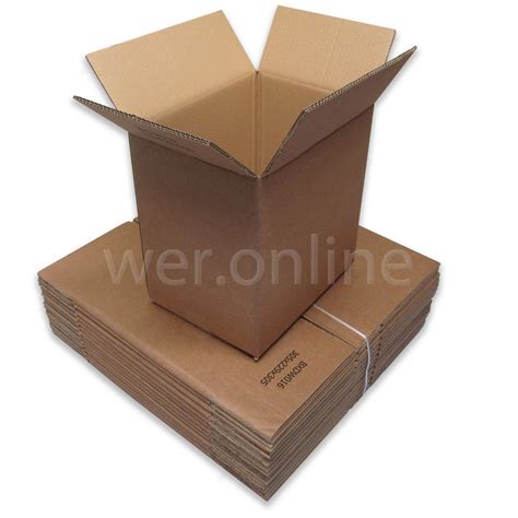 12 X 9 X 12 305 X 229 X 305mm Double Wall Cardboard Boxes Wer