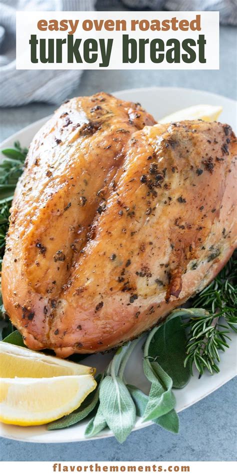 simple herb and garlic roasted turkey breast