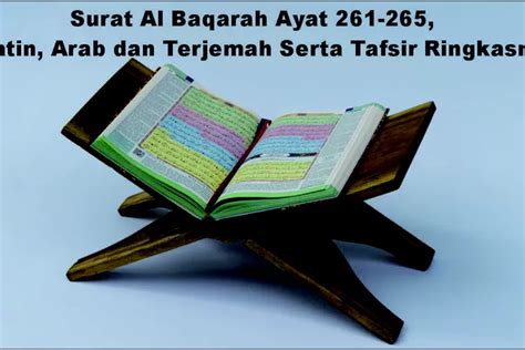 Surat Al Baqarah Ayat 261 265 Latin Arab Dan Terjemah Serta Tafsir
