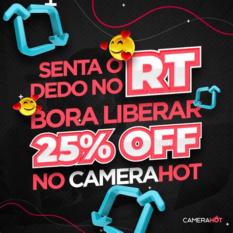 Camerahot Oficial On Twitter Bora Liberar Um Cupom Com 25 Off Quem Aí Quer Desconto