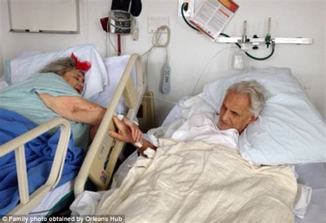 Husband Holds Hands With His Beloved Wife Of 60 Years As They Died