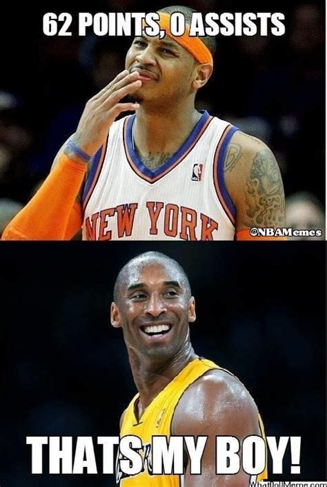 Kobe Bryant Excited About Melos 62 Points Nba Funny Memekobe