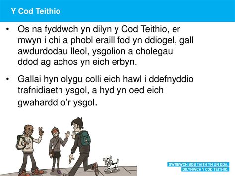 Ppt Y Cod Teithio Powerpoint Presentation Free Download Id4593027