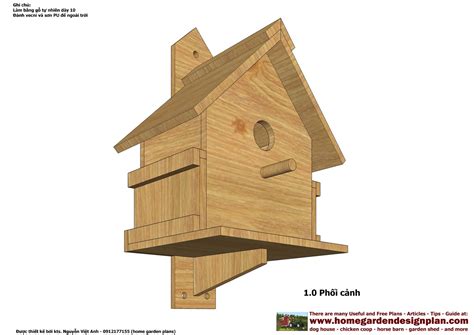 Outdoor Woodworking Projects Free Bird House Design Plans Implement