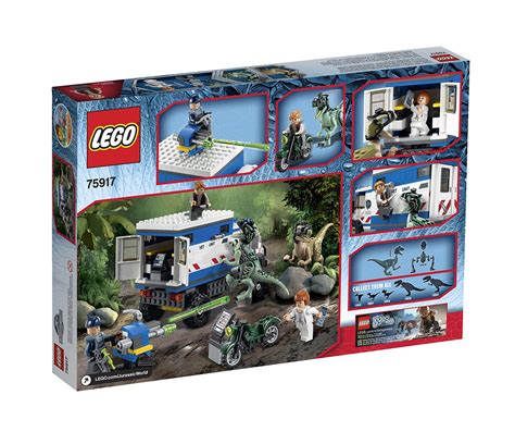 Lego Jurassic World Raptor Rampage 75917 Building Kit Buy Online In Uae Toys And Games