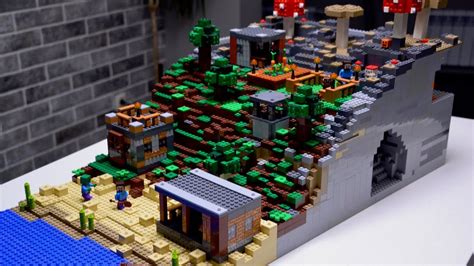 Lego Minecraft Moc Village Style Youtube