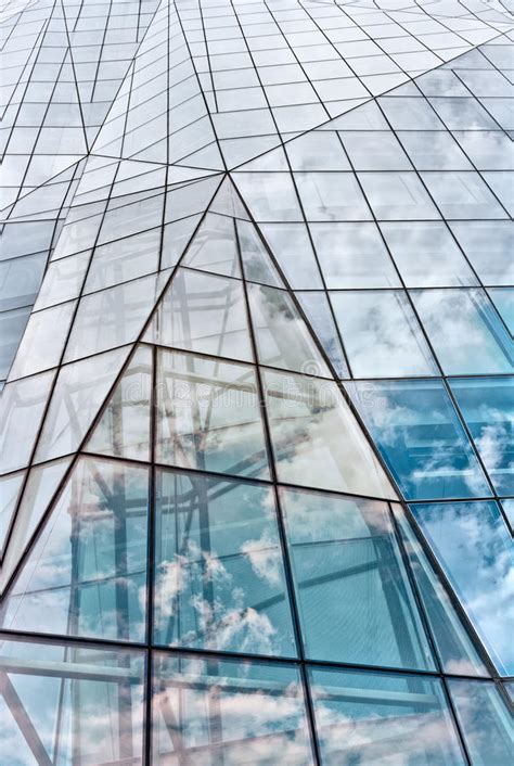Modern Glass Building In Abstract Stock Photo Image Of