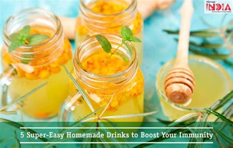 Best Homemade Drinks To Boost Your Immunity Immune Boosting Drink