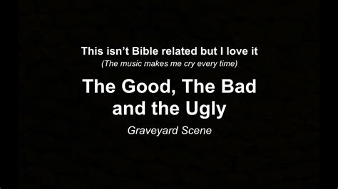The Good The Bad And The Ugly Graveyard Scene Youtube