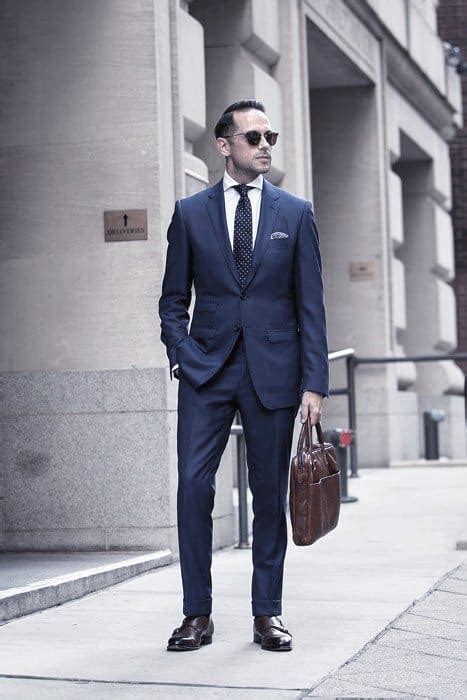 60 Best Navy Blue Suit Ideas Paired With Brown Shoes