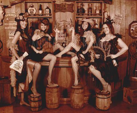 Wild West Saloon Girls Nude Cumception