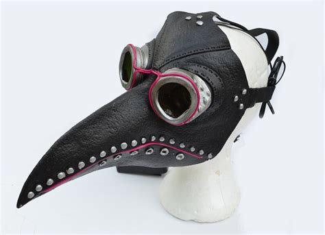 Plague Doctor Halloween Mask El Wire Light Up Led Glow Dr Bird Etsy