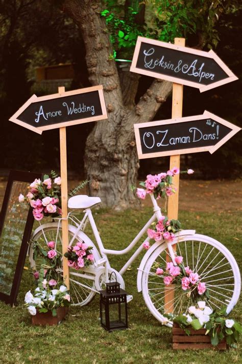 Dreamy Dreamy Entrance Decoration Bicycle Wedding Decor Is Always A