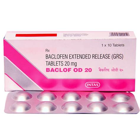 Baclofen 20 Mg Tablets Novartis India Ltd Non Prescription At Rs