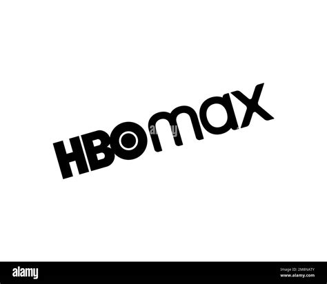 Hbo Max Rotated Logo White Background Stock Photo Alamy
