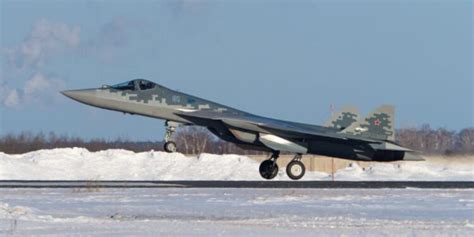 Russian Army Gets First Mass Produced Fifth Generation Su 57 Fighter