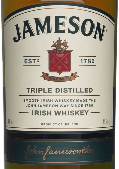 John Jameson Irish Whiskey Bei Barfishde Kaufen