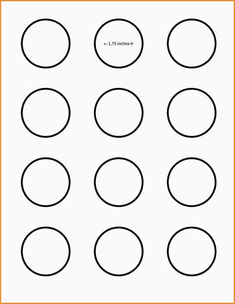 Circle pattern template for macaron piping 3 8 cm 1½ in. Macaron template, Macarons, Circle template