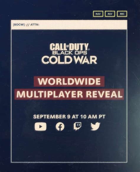 How To Watch The Black Ops Cold War Multiplayer Reveal Charlie Intel