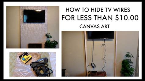 Hide Tv Wires For Less Than 10 Youtube
