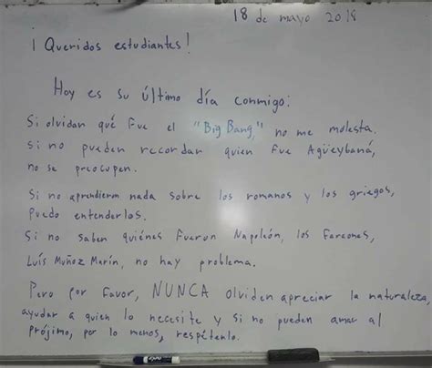 Carta De Despedida A Una Maestra Estudiar