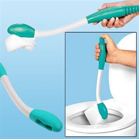 Long Reach Comfort Bottom Wiper Holder Toilet Paper Grip Self Wipe Aid Tool Ebay