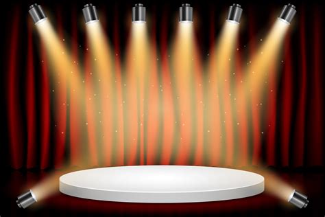 Stage Spotlight Vector Art Icons And Graphics For Free Download