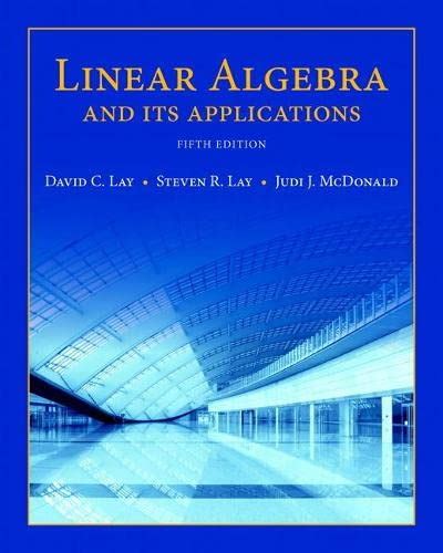 Linear Algebra And Its Applications 5th Edition By David Lay Pdf
